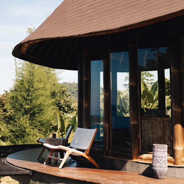 Ketanu Bamboo Lodges Sumba Terrace Garden