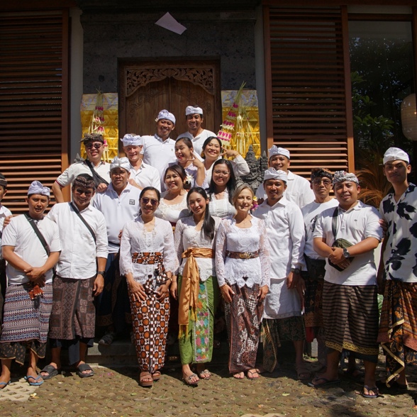Entire Team Cili Travel in front of our office, 2026