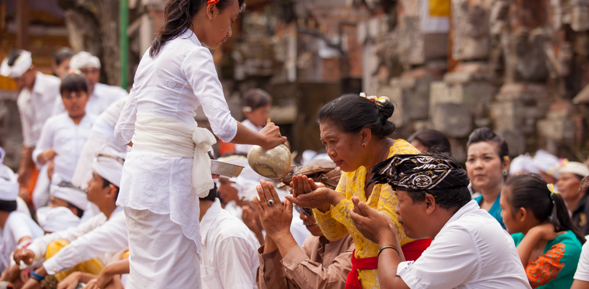 Ubud religious ceremony