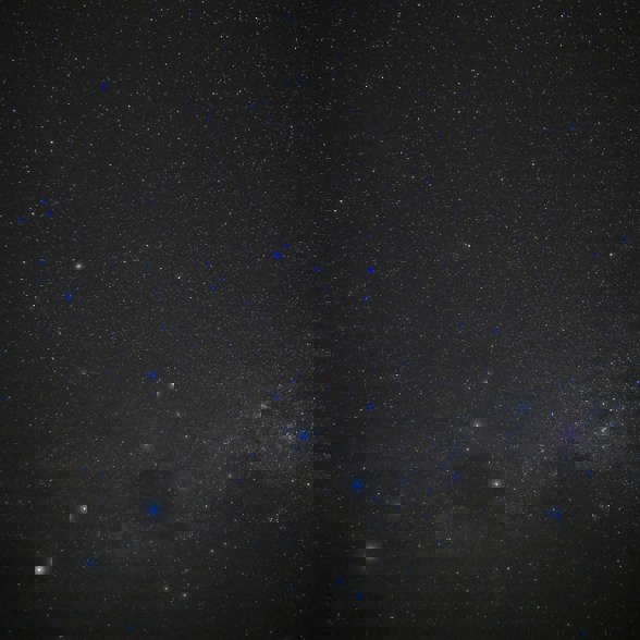 The clear starry night of Nyepi