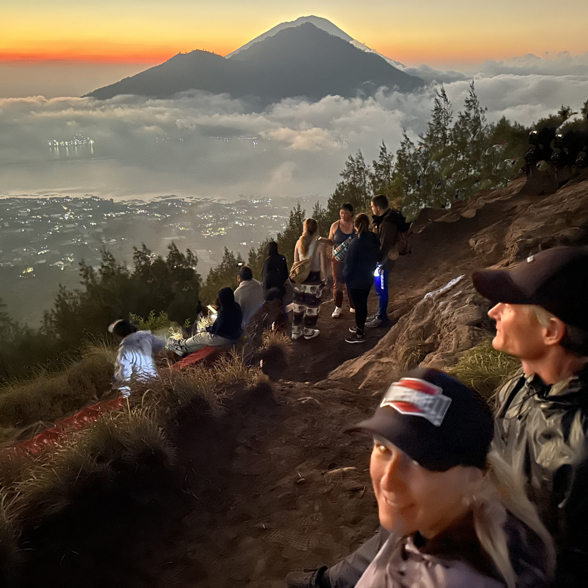 Enjoy your breakfast at the top of Mount Batur