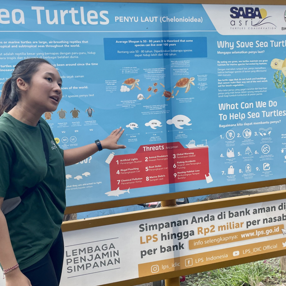 Visit to the turtle center