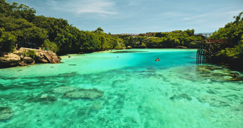 Weekuri Lagoon, Southwest Sumba in Indonesia
