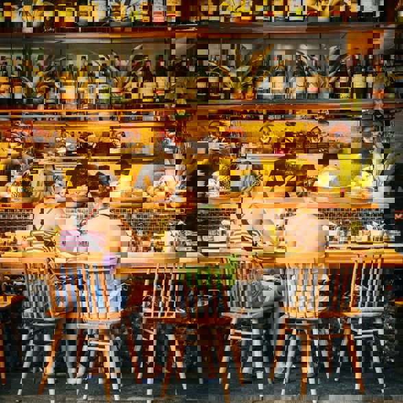 Eat at the cosy cafés in ubud