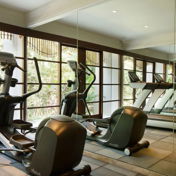 Exercise in the gym