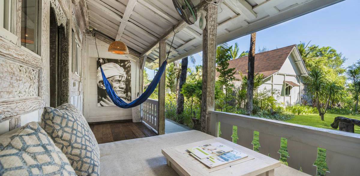 Gili Eco Villas Bedroom Bungalow Terrace