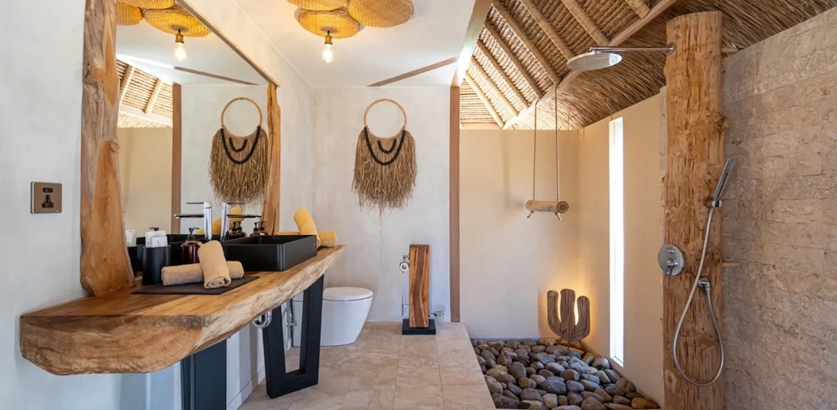 Bleu Maties Hotel Gili Asahan Bathroom