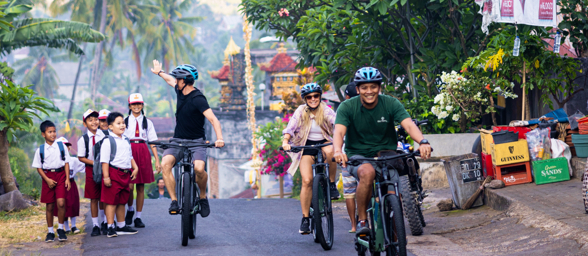 Biking Village Tourists 03