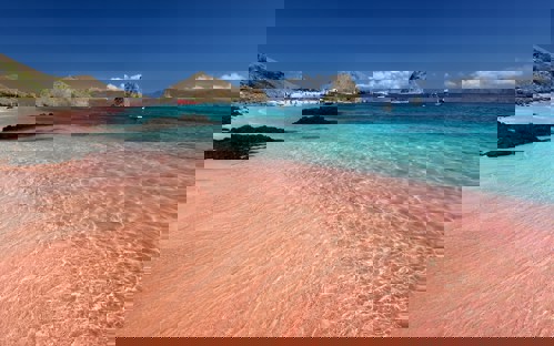 Pink Beach at Komodo National Park