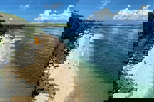 Uluwatu beach in Bali