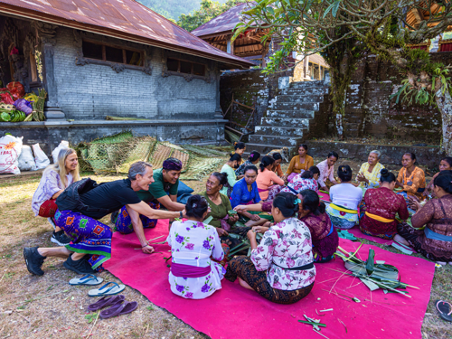 Visit local villages in Bali