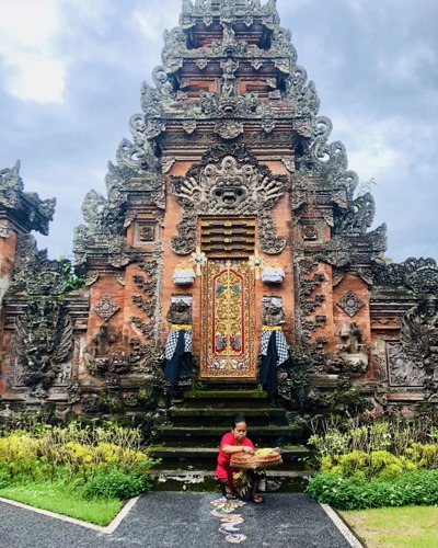 Traditional ancient architecture in Ubud