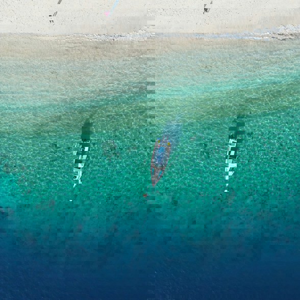 Turtle Point Beach Gili Trawangan