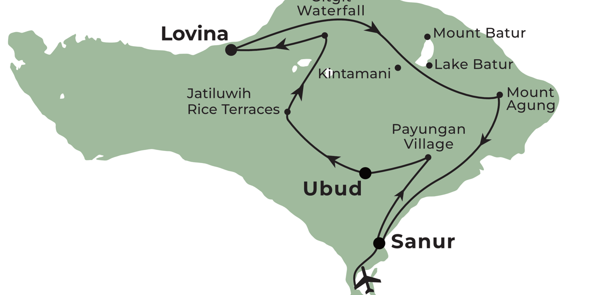 Bali Round Trip Tour - The Perfect Island Loop Itinerary