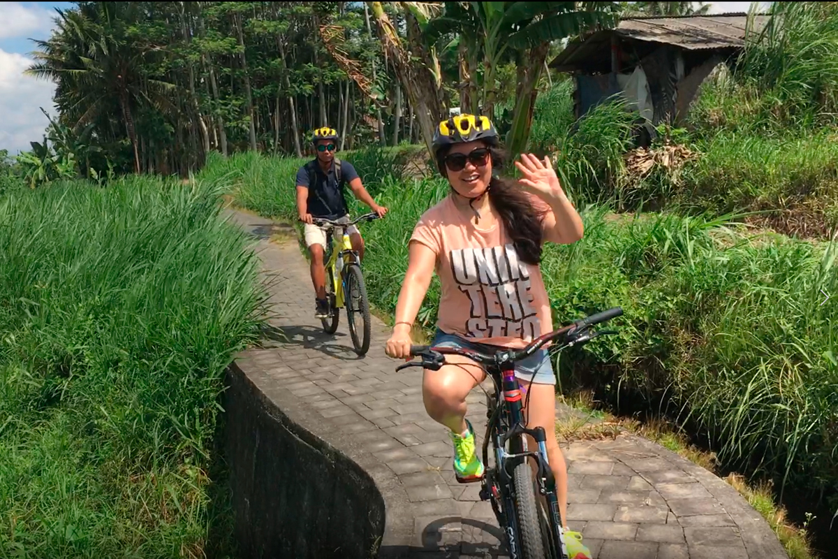 Scenic bike ride through rice fields and villages of Ubud → A true ...