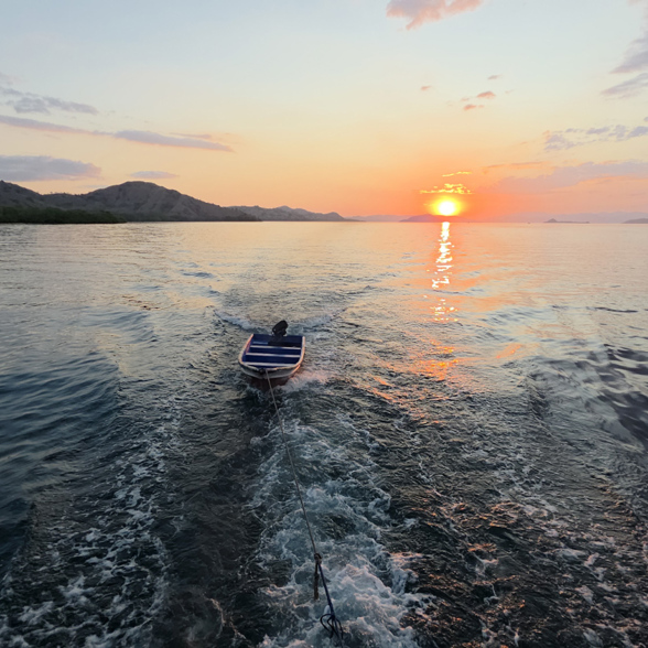 Sunset Komodo national park