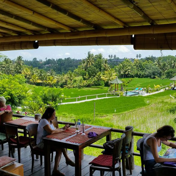 Ubud Restaurant Ricefield 01