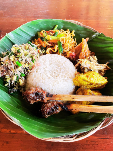 Typical Balinese Lunch