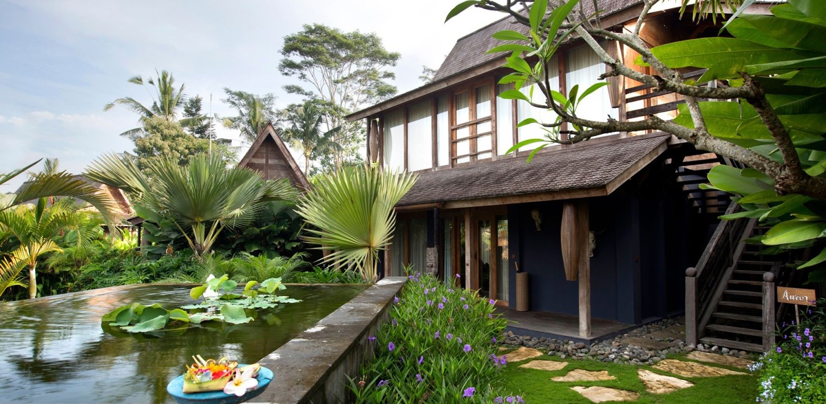 Blue Karma Dijiwa Ubud Villa Outside