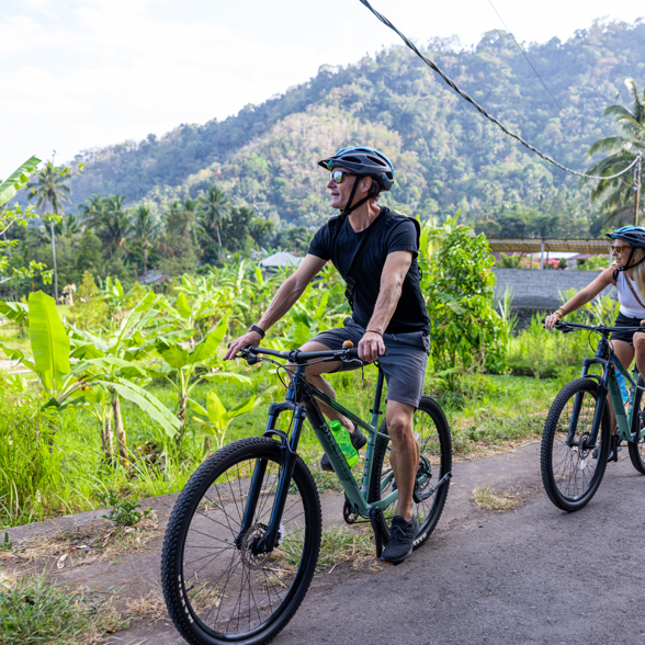 Go biking in the village