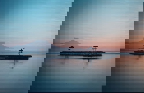 Peaceful morning in Sanur