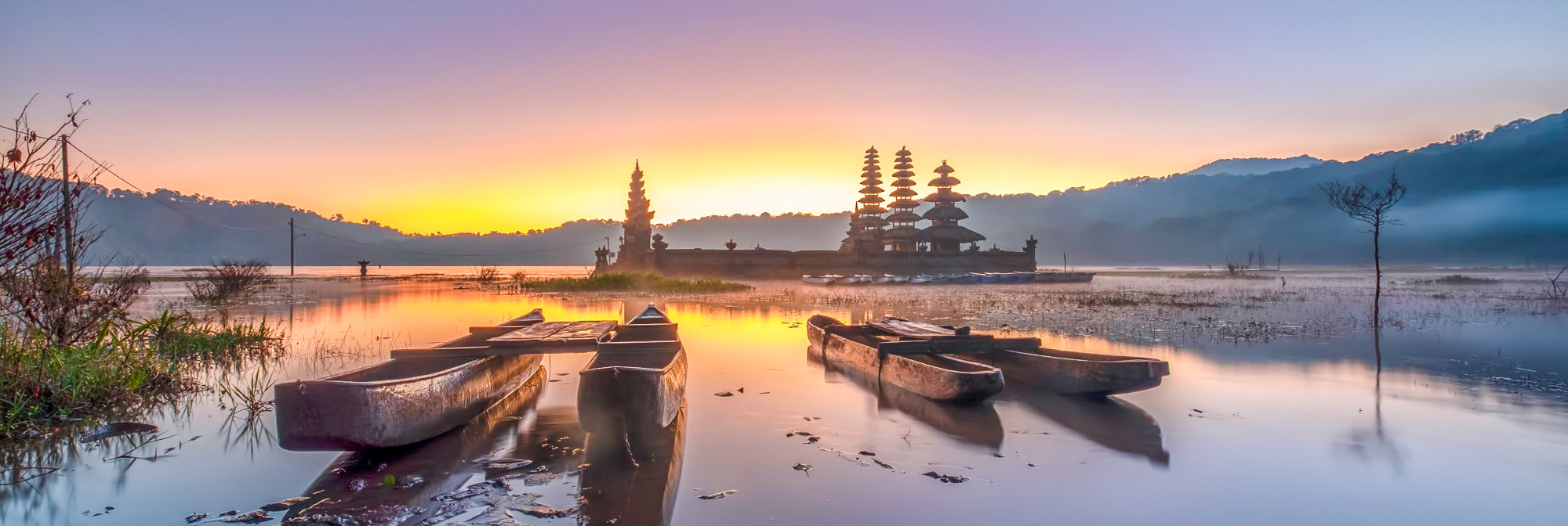 Panorama Of Tamblingan Lake