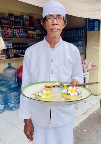 Local priest at Sanur