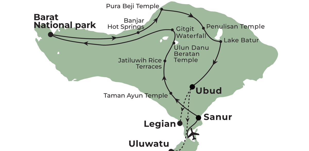 Bali’s Best Kept Secrets package tour