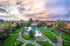 Overview Arya Arkananta Hotel Ubud