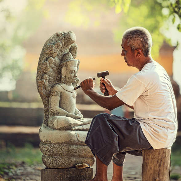 Visit the stone carver