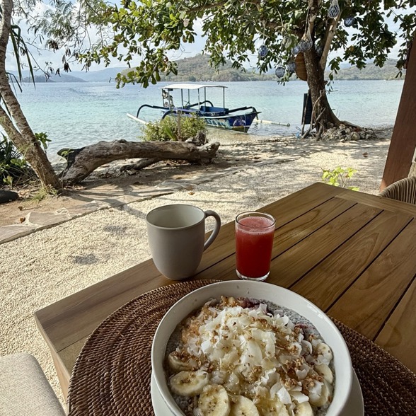 Breakfast at Gili Asahan