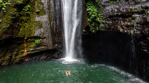 Swim in the waterfalls