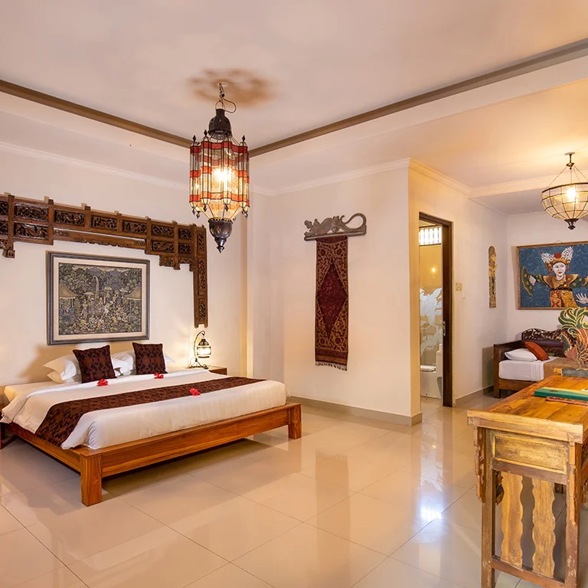 Bali Ubud Green Field Hotel Bedroom