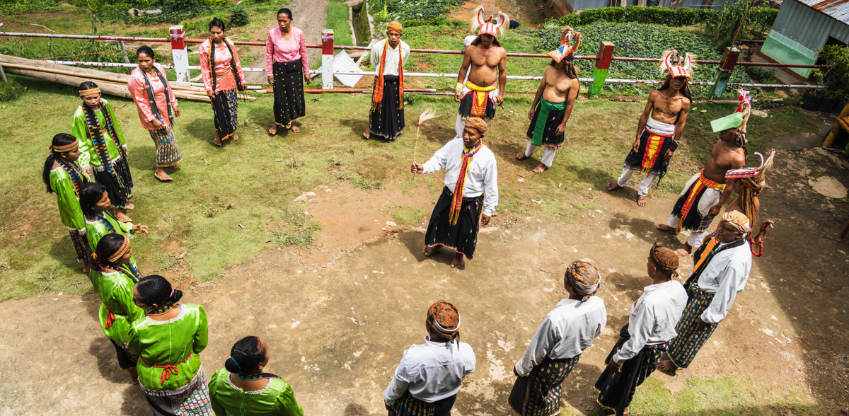 Cecer village traditional dance
