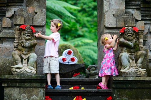 Bring your kids to explore Bali