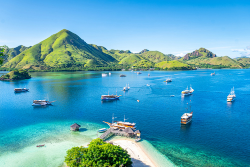 Kelor Island at Komodo National Park, Indonesia