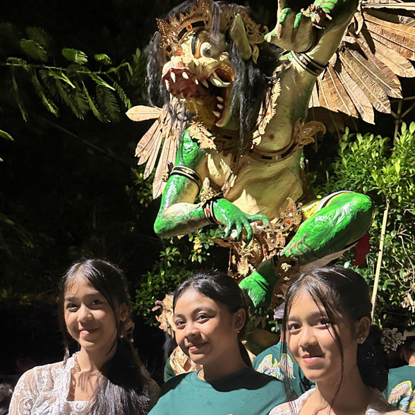 Nyepi Parade Local Girls