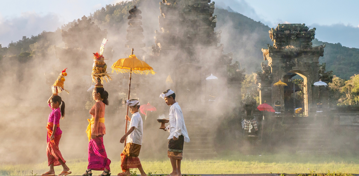 Entrance to Bali, temples and culture
