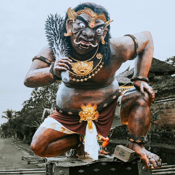 Nyepi Ogoh-Ogoh demon parade Bali
