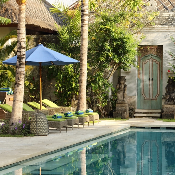 Sudamala Resort Pool Joglo Lounge