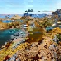 View of Padar Island, Flores, Indonesia