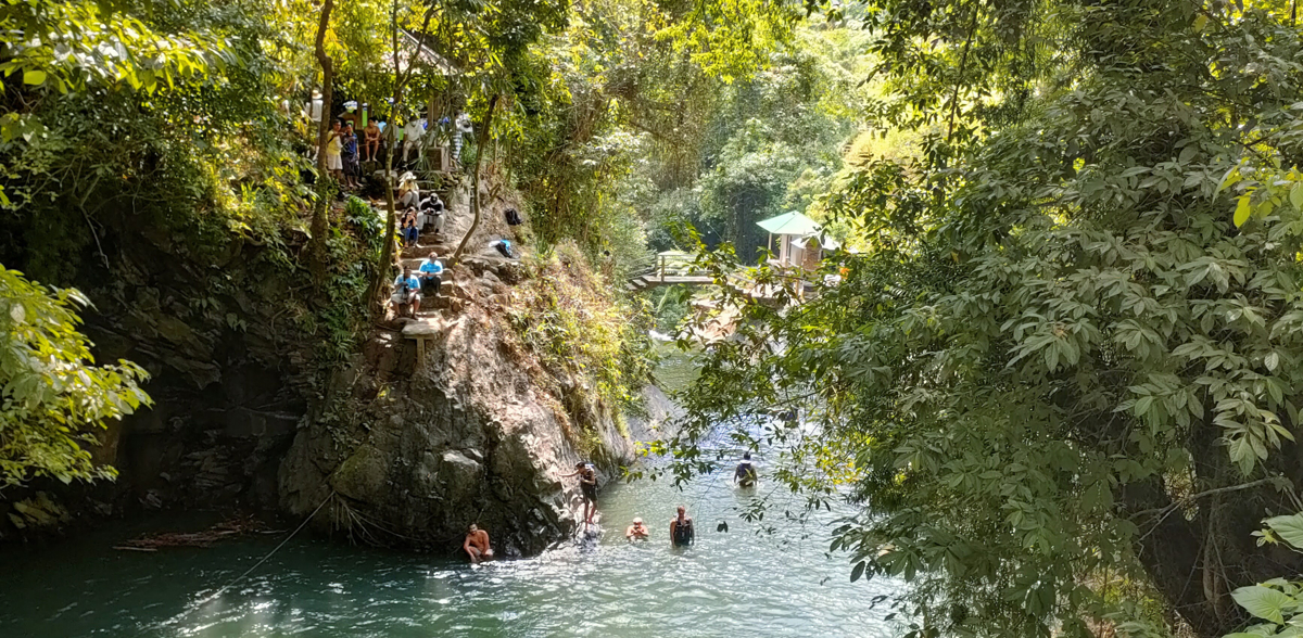 22 Lagoon And Waterfall