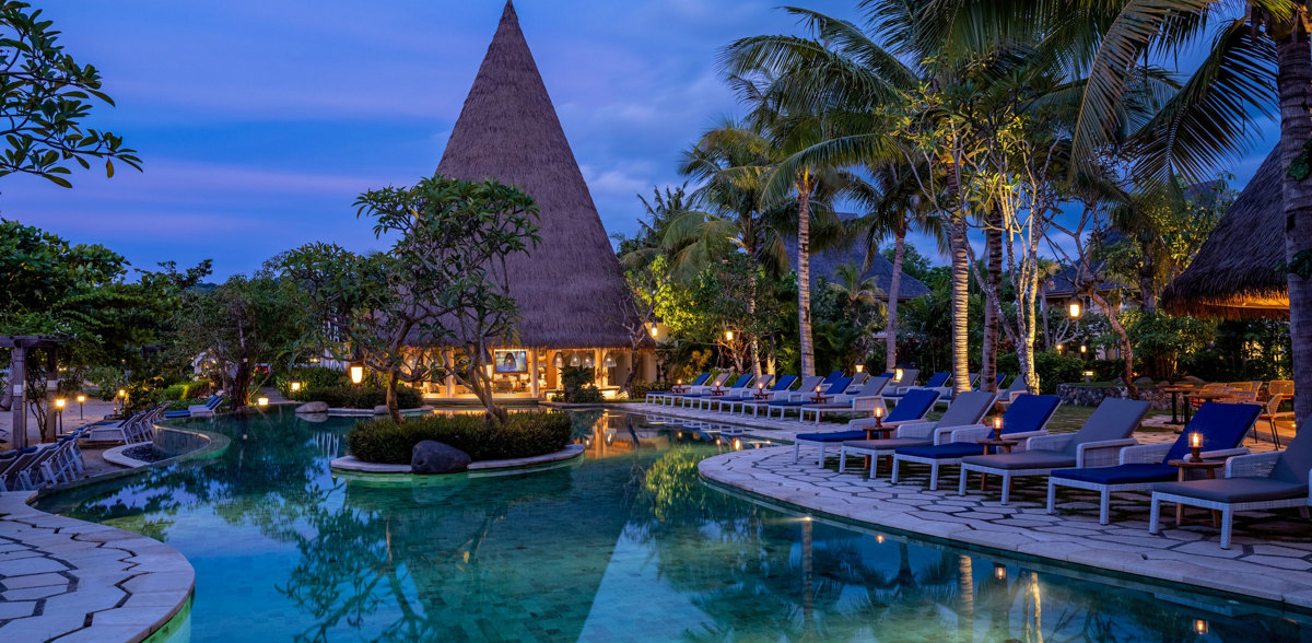 Pool by night