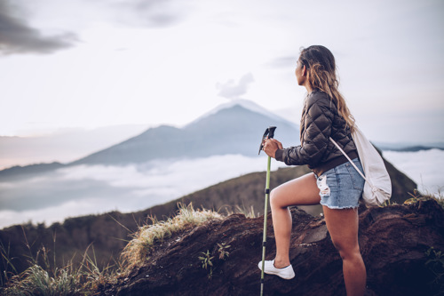 Hike up to Batur Volcano at sunrise