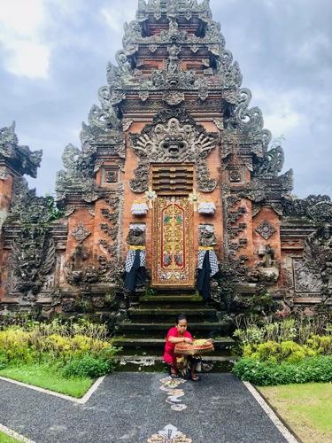 Traditional temples in Ubud