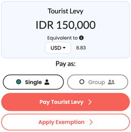 Tourist Tax Bali