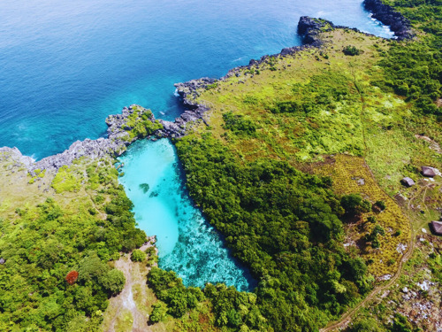 Stunning views of Sumba, Weekuri lake