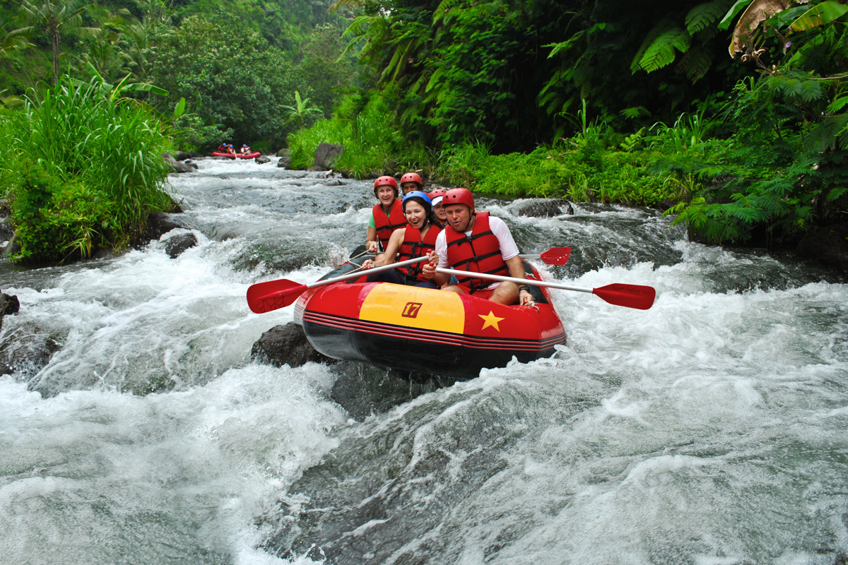 Soft River Rafting and waterfall near Ubud → Enjoy a fun, safe and ...