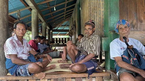 Local men of Sumba, Indonesia