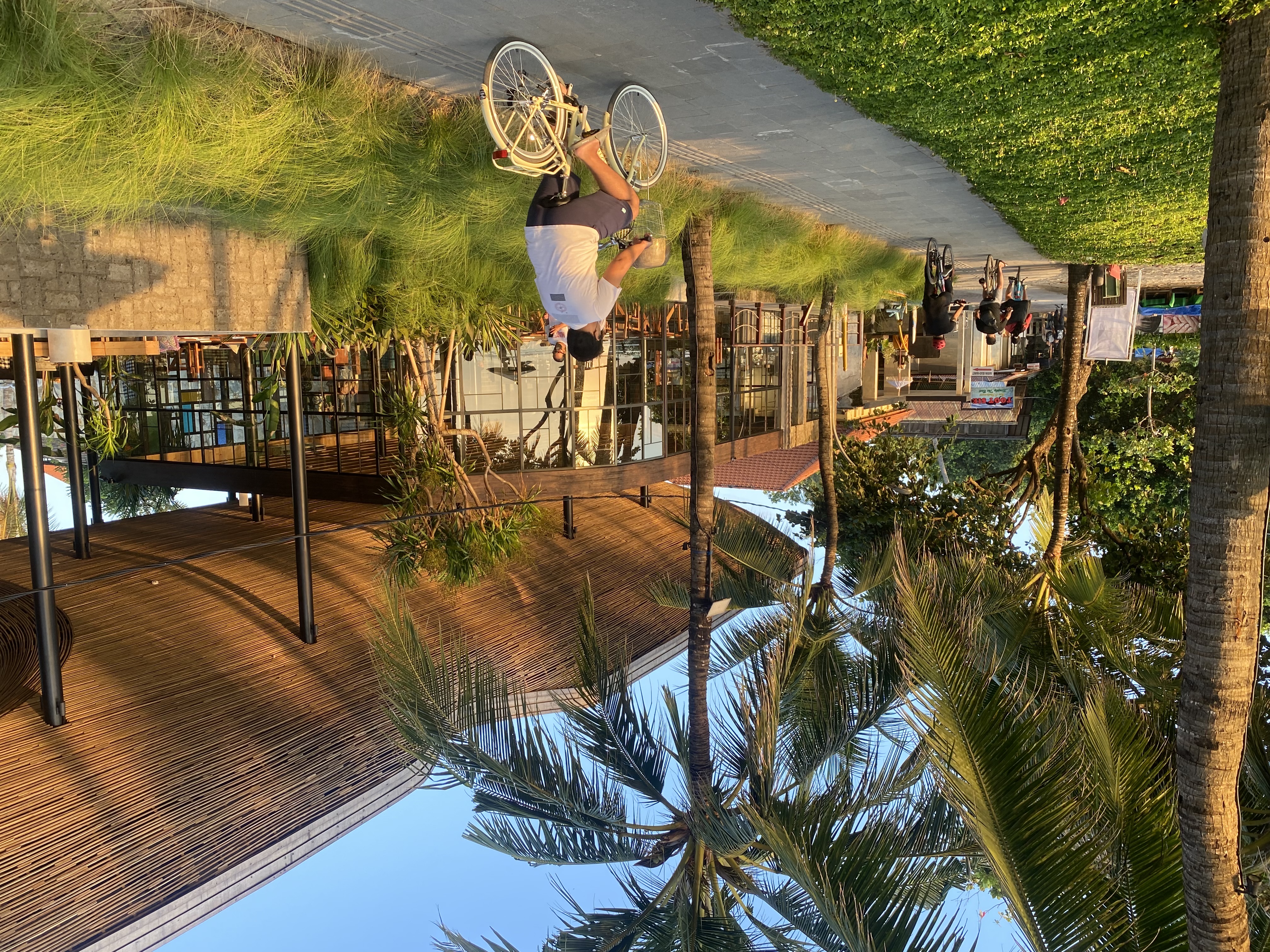 Sanur beach promenade